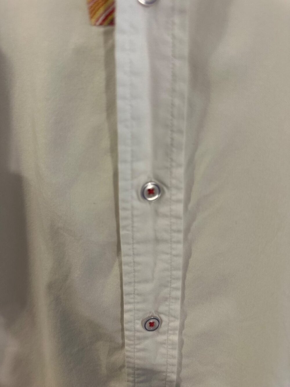 Robert Graham The Freshly Laundered White Cotton Collared Shirt - Picture 6 of 11